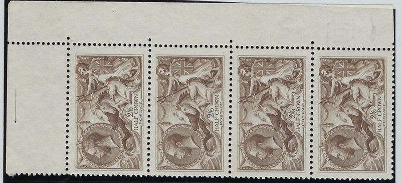 Great Britain 1918 2s6d Pale brown. SG415a
