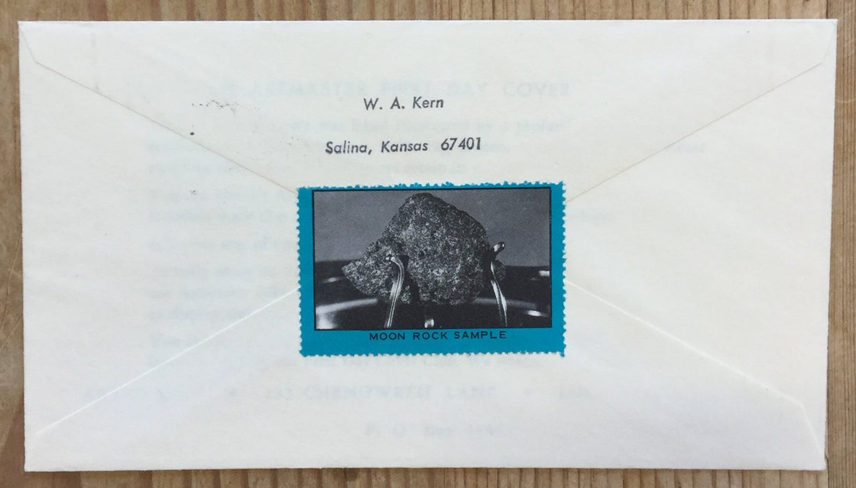 Apollo 16 Charlie Duke signed recovery postal cover
