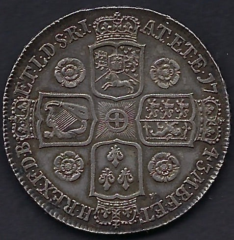 Great Britain 1727-1769 George II Crown. GEF