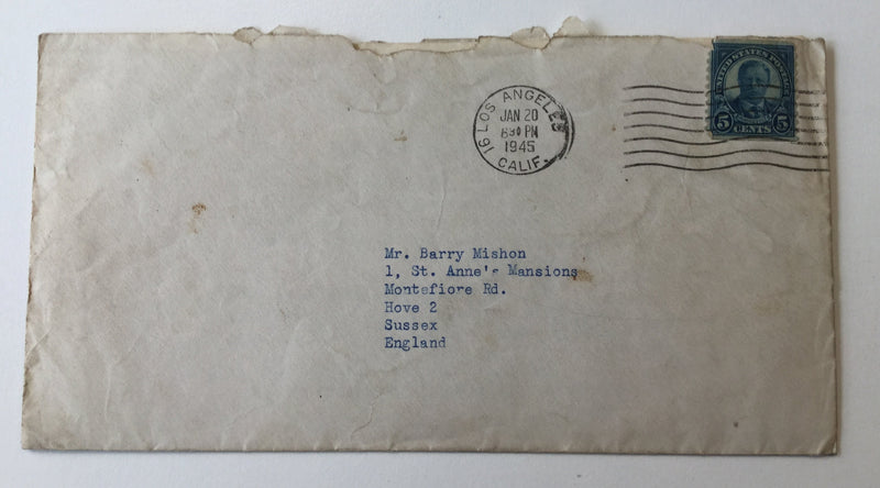 Bing Crosby letter