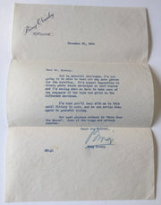 Bing Crosby letter