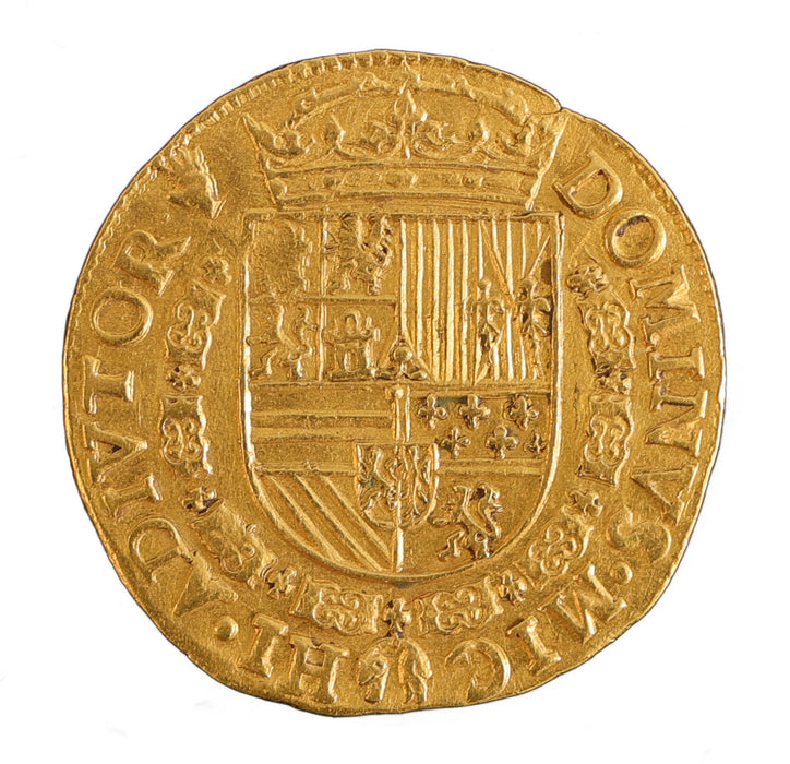 Spanish Netherlands Philip Il of Spain Gold Real d’Or c1560