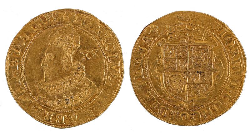 England Charles I Gold Unite Charles in Coronation robes, 1625