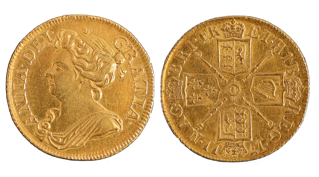 Great Britain Anne Gold Guinea 1711