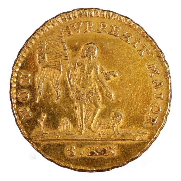 Malta Order of St John Gold 20 Scudi 1764 of Emmanuel Pinto