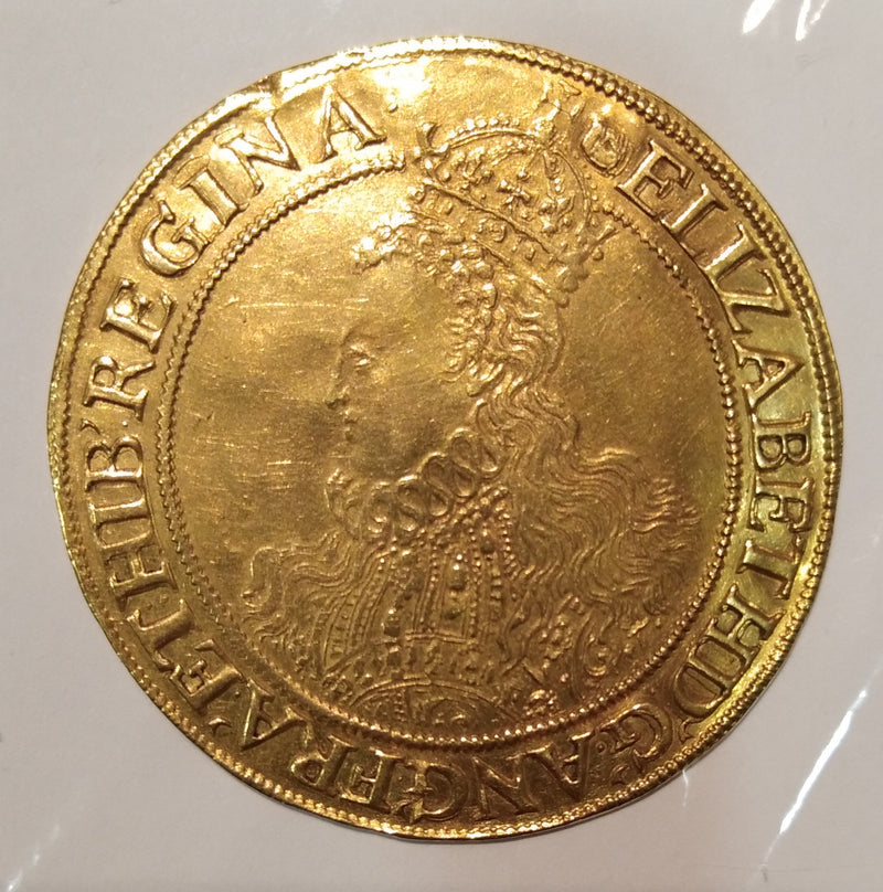 England Elizabeth I (1558-1603) Gold Pound of Twenty Shillings