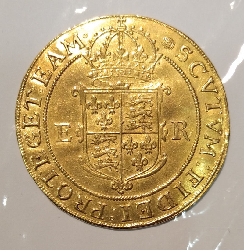 England Elizabeth I (1558-1603) Gold Pound of Twenty Shillings