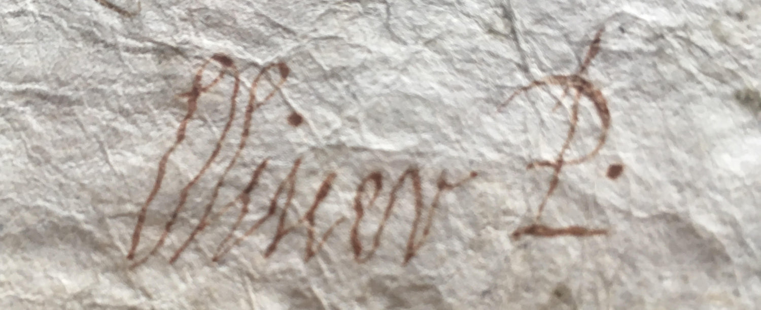 Oliver Cromwell signed document