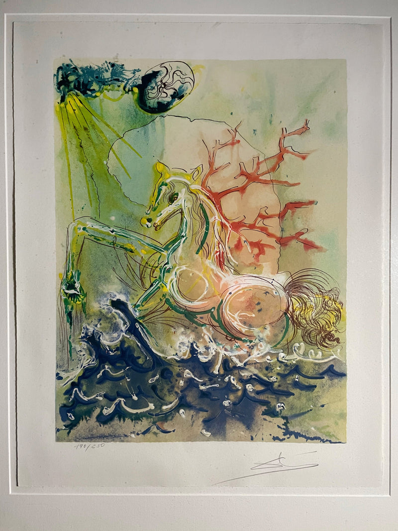 Salvador Dali limited edition 'Horses' print
