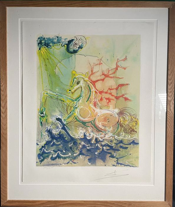Salvador Dali limited edition 'Horses' print
