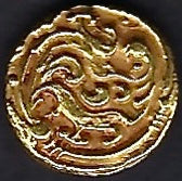 S India, Western Gangas AE Pagoda 1080-1135. Excellent fine