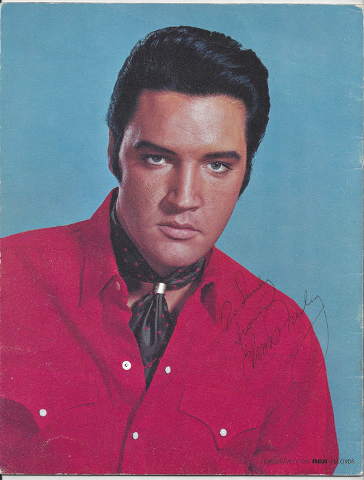 Elvis Presley Signed Souvenir Album 
