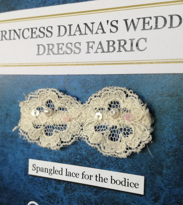 Princess Diana Wedding Dress Fabric Collection