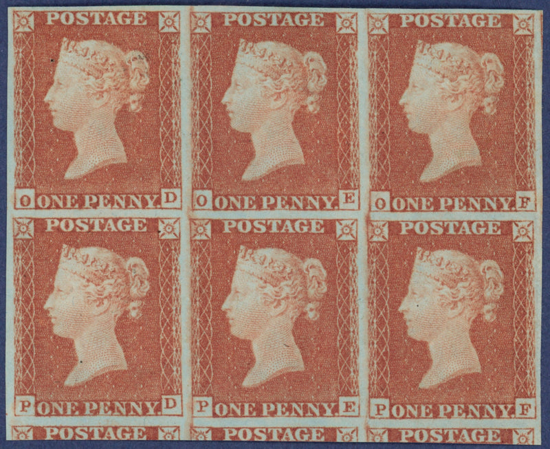 Great Britain 1841 1d red brown Plate 75, SG8