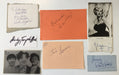 Classic film star autographs