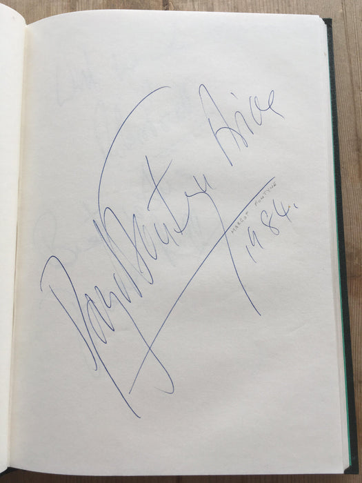 Autograph book featuring more than 170 famous signatures
