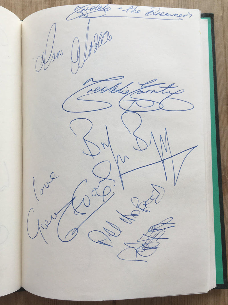 Autograph book featuring more than 170 famous signatures
