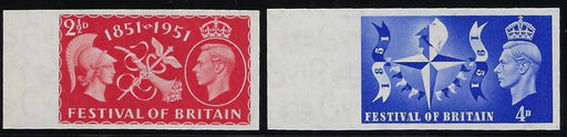 Great Britain 1951 2 1/2d-4d Festival of Britain. SG513/4var.