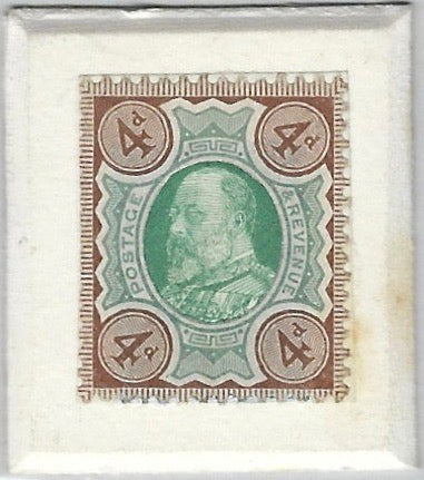Great Britain 1901 4d Composite "Paste Up" essay of the Victorian "Jubilee" series. SG235var