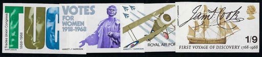 Great Britain 1968 4d-1s9d British Anniversaries. SG767/770var