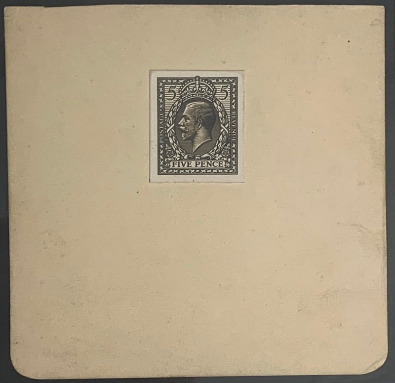 Great Britain 1912 5d Bromide of Eve's Wreath Design (22.5mm). SG381var
