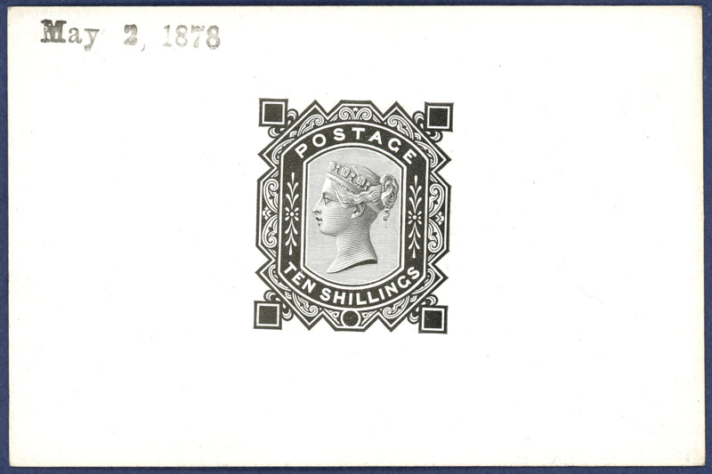Great Britain 1878 10s Die Proof, SG128var