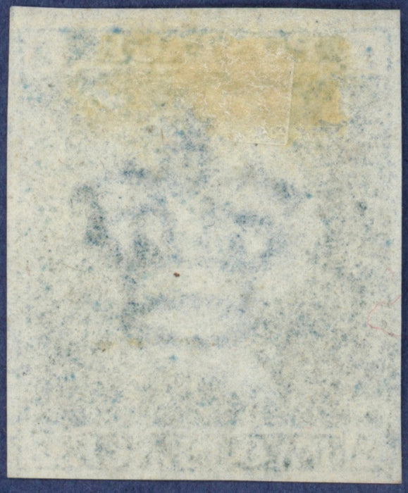 Great Britain 1858 2d Blue Plate 7 imprimatur, SG45var