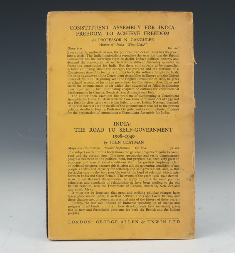 Mahatma Gandhi autographed book
