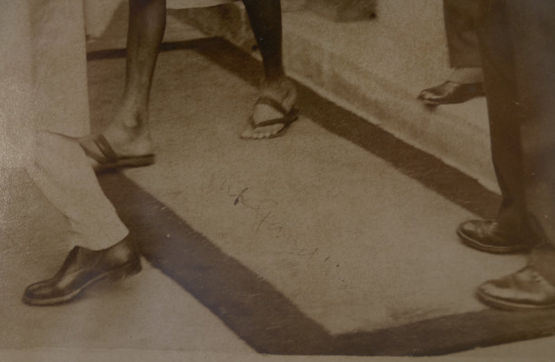Mahatma Gandhi signed photo
