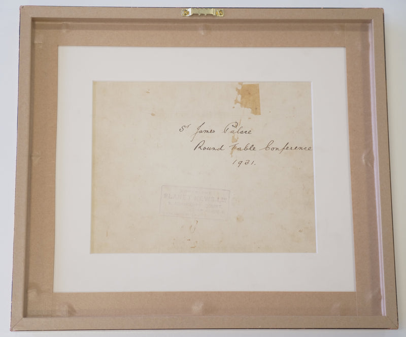 Mahatma Gandhi signed photo