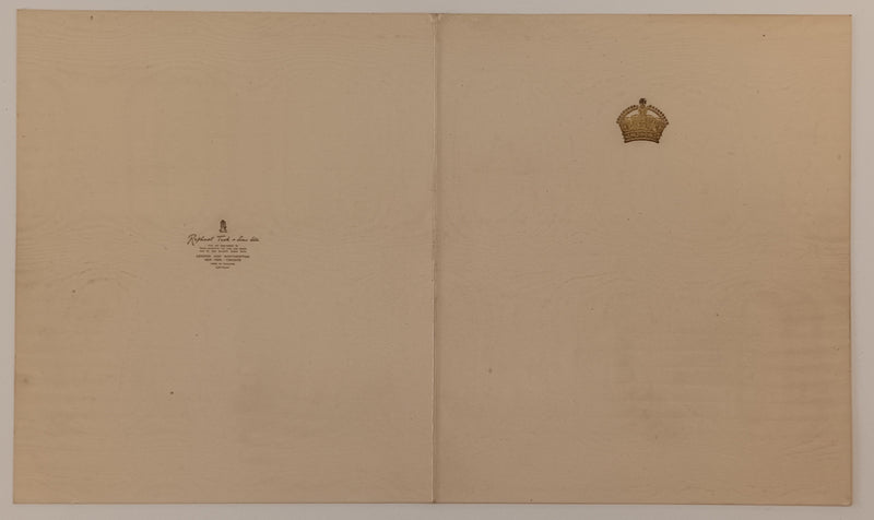 King George VI and Queen Mother 1949 signed Christmas card