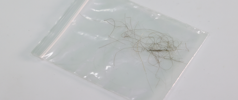 King George III Authentic Strands of Hair
