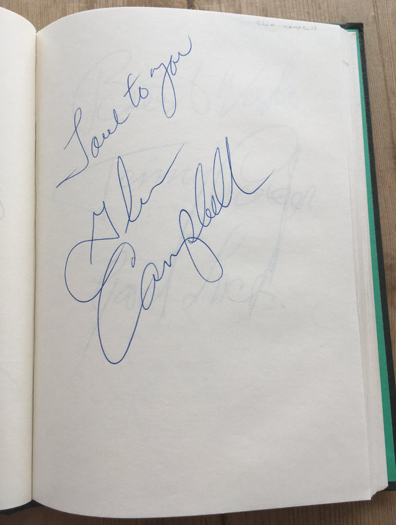 Autograph book featuring more than 170 famous signatures