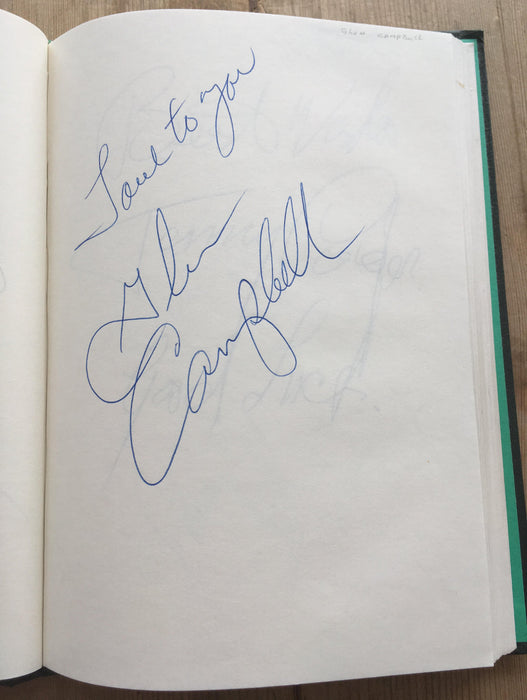 Autograph book featuring more than 170 famous signatures
