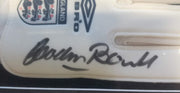 Gordon Banks autographed glove display