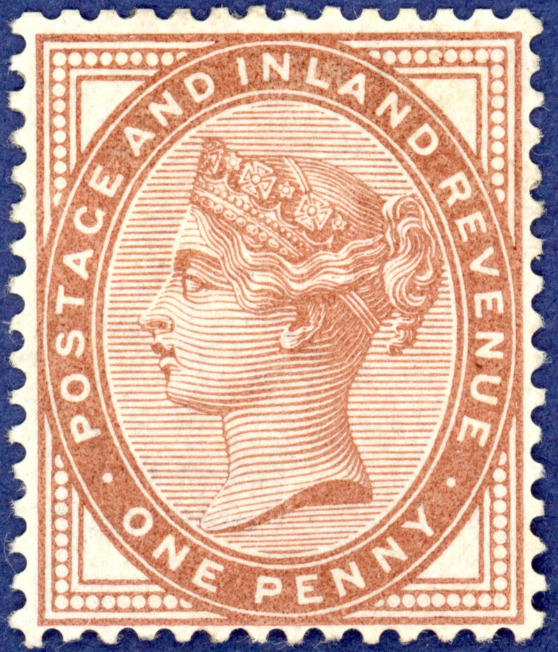 Great Britain 1881 1d Colour trial (Die 2), SG172var