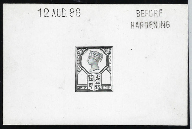 Great Britain 1886 5d Head plate die proof, SG207var