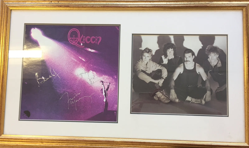 Queen signed album