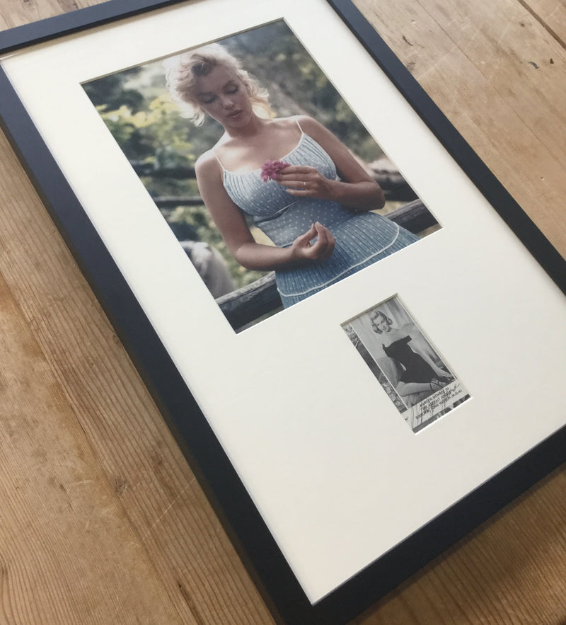 Marilyn Monroe Autographed Magazine Cut-Out