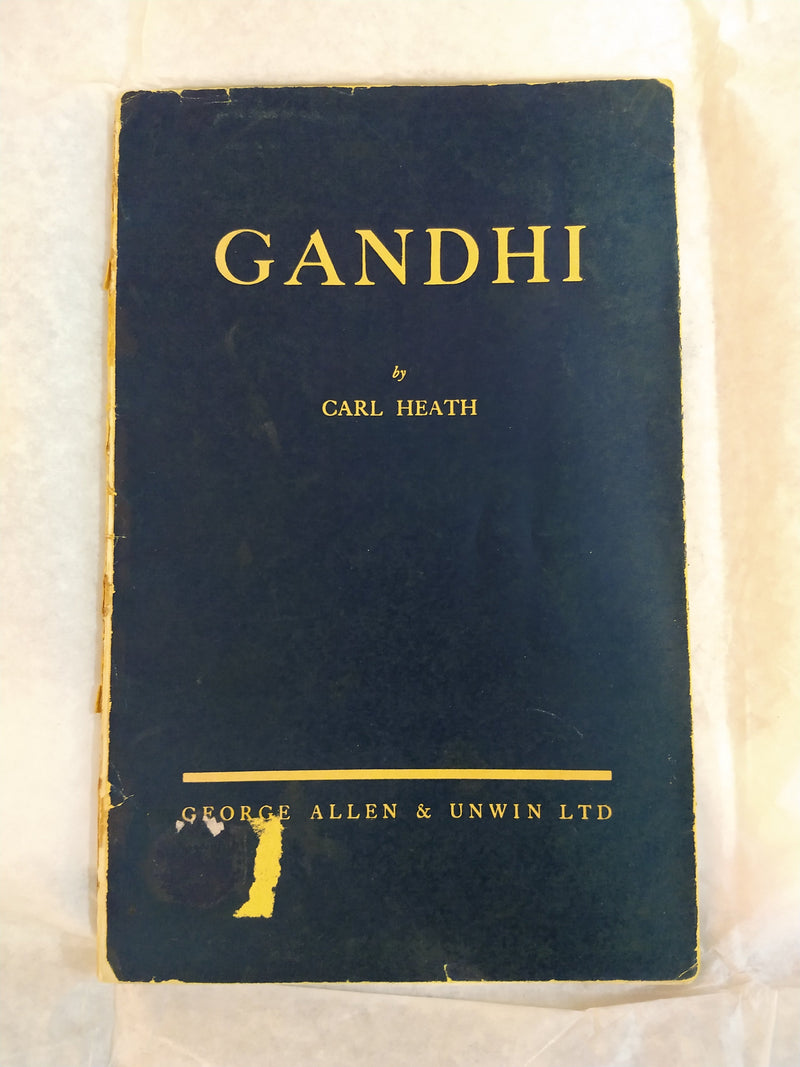 Mahatma Gandhi autographed book