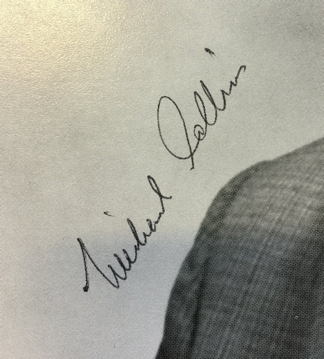 Michael Collins early NASA signed photo