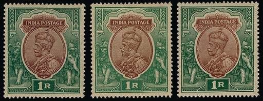 India 1911-22 1r SG185/6