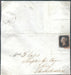 Great Britain 1840 1d Black (V.R. Official), Cover SGV1