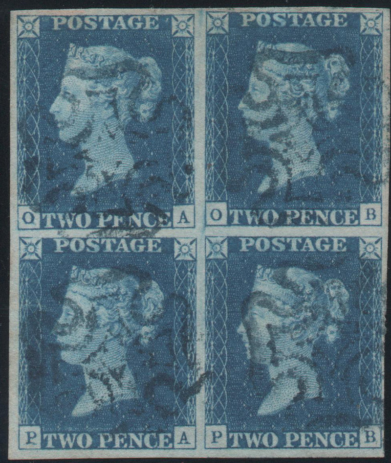 Great Britain 1840 2d. Blue from Plate 2 SG5