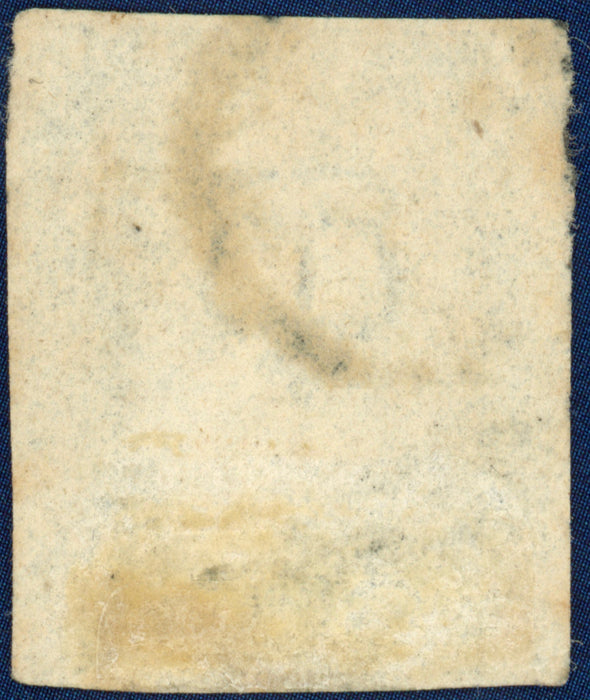Great Britain 1840 1d black plate 4, the cancellation removal trial of 1840, SG2
