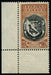 Falkland Islands 1933 Centenary 10s black and chestnut "Coat of Arms" SG137