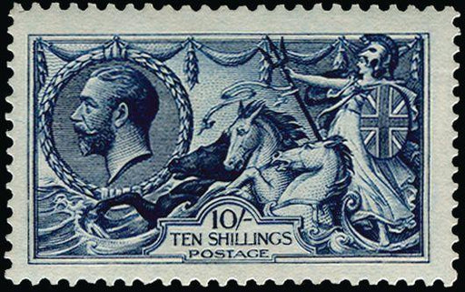 Great Britain 1913 10s Indigo-blue SG402