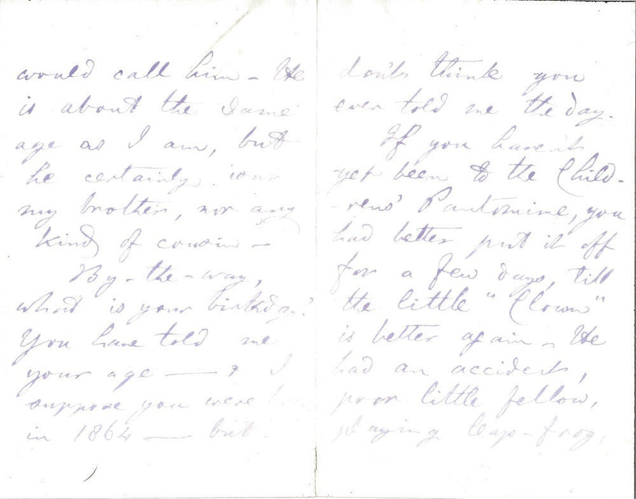 Lewis Carroll Handwritten Letters 