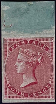 Great Britain 1855 4d carmine Unused. PL1, SG62var