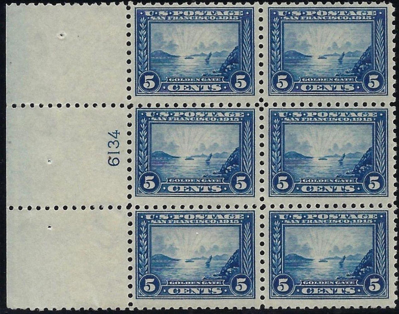 USA 1915 5c Panama-Pacific Exposition, Perf 10, SG430